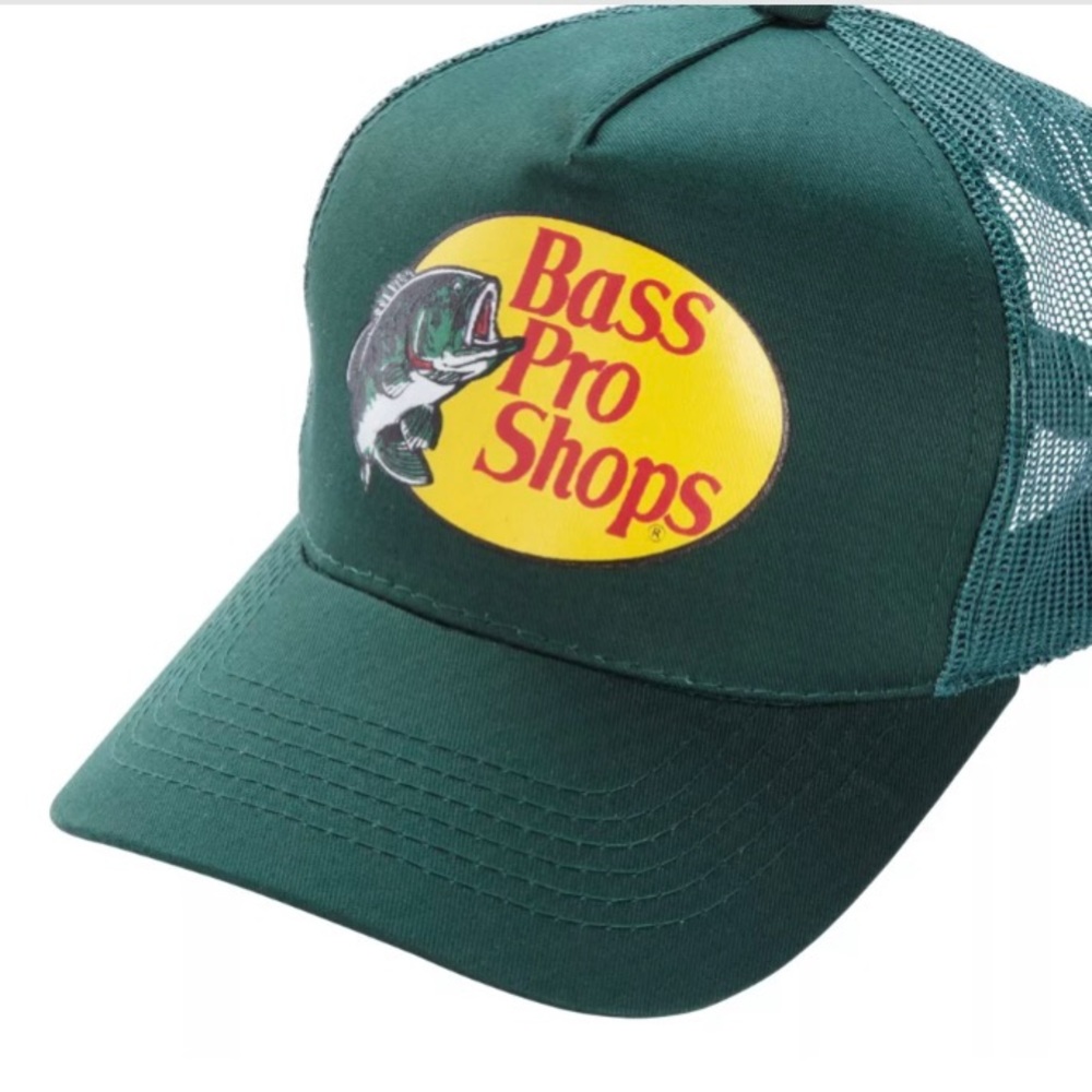 Bass Pro Shops Mesh Cap - Dark Green - OSFM - Men's